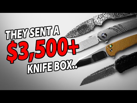 Unboxing a Mystery Package Full of Knives... | Valued at Over $3500?!