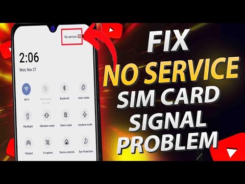 How To Fix No Service SIM Card Problem on Your Phone in Tamil