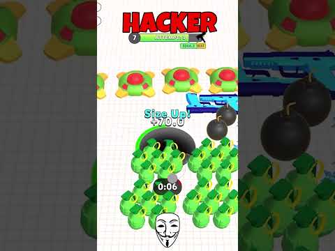 Noob vs Pro vs Hacker Attack Hole #shorts #games #viral