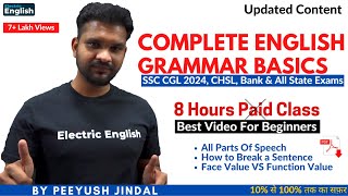 Complete English Grammar in One Video || English Grammar For Competitive Exams || Electric English