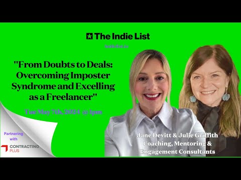 Julie Griffith & Jane Devitt: "From Doubts to Deals" / Indie List LOL session May 7th 2024