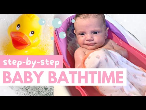 🛁Newborn Bathing at Home 101: frequency, umbilical cord care, newborn hacks, & more🫧