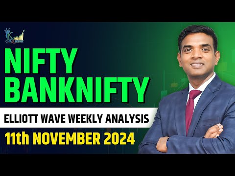 Nifty & Bank Nifty Elliott Wave Prediction Monday | 11 Nov 2024 | Chartkingz #nifty #banknifty