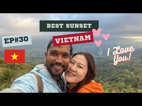 Wow!! Our Best Sunset View in Mang Den Vietnam 🇻🇳