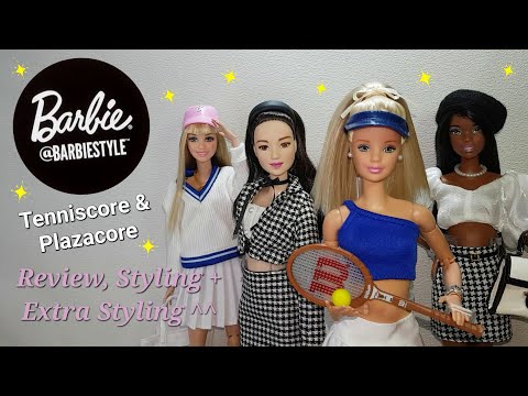 Barbie Style Tenniscore & Plazacore Fashion Sets | Review, Styling plus Extra Styling^^