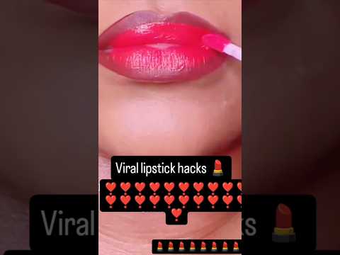 Viral lipstick hacks 💄#virallipstickhack #lipstick #viralhack #lipsticklover #shorts #makeup