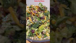 Quick and Easy Lunch! 😋 Broccoli Salad 🥦 #tiktokfood #easyrecipe #broccolisalad #lunchrecipe