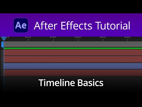 After Effects Tutorial - Timeline Basics