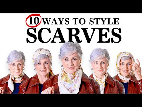 10 Easy Ways To Style A Silk Scarf - Fall 2024 Fashion