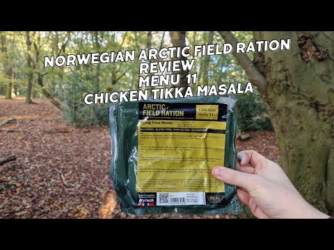 Norwegian Arctic Field Ration Review, Menu 11. Chicken Tikka Masala. Real turmat | MRE | Army Ration