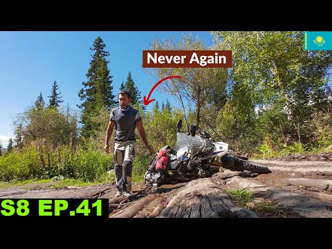 My Worst Day and Nightmare Ride which I will never Forget 🇰🇿 S8 EP.41 | Pakistan to Japan