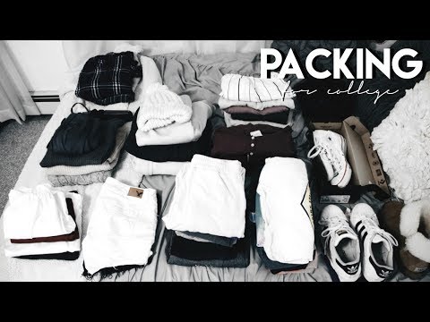 PACKING FOR COLLEGE VLOG 2017 | Freshmen Year