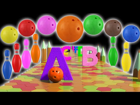 🚀 Learn ABCs, Colors & Numbers in Space! Kinetic Sand Bowling Adventure Fiesta 🌈 Binkie TV