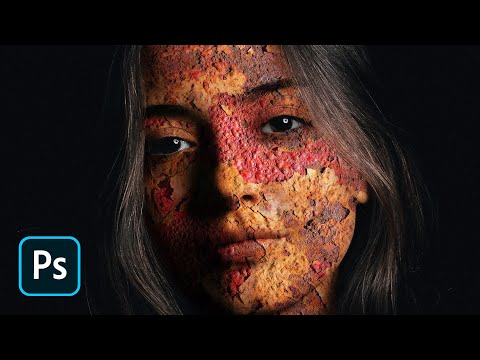 Photoshop Manipulation - Rust Face Portrait Effect Photoshop Tutorial