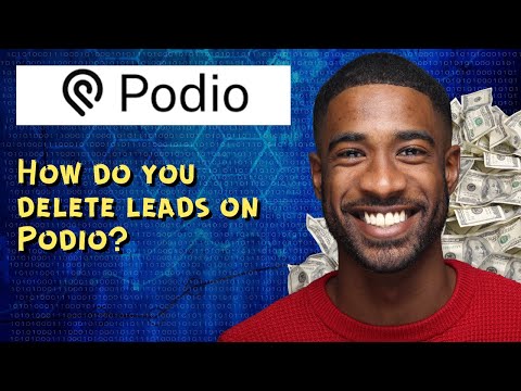 How do you delete leads on Podio