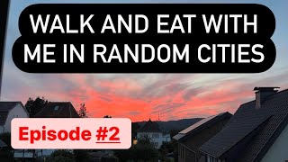 #2 WALK AND EAT WITH ME IN RANDOM CITIES - EPISODE 2 #travel #food