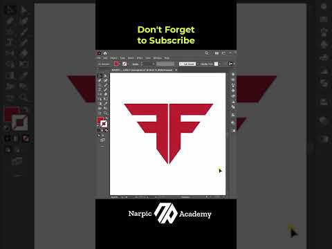 Adobe Illustrator - Letter F Monogram Logo