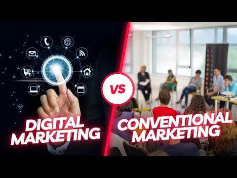 Digital Marketing Vs Conventional Marketing: Best Ever Comparison 2024 | Digital World Giant #trend