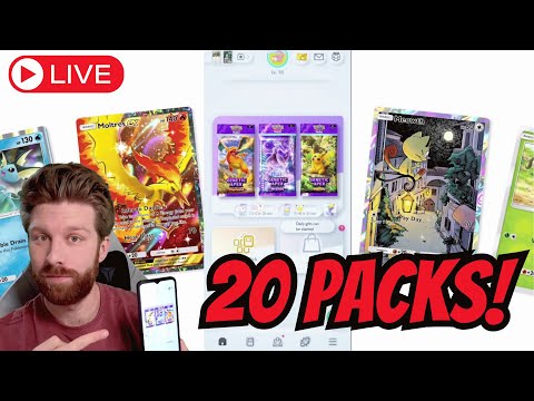 Opening 20 Packs in Pokemon TCG Pocket - We Got 3 GOLD CARDS and Flair!