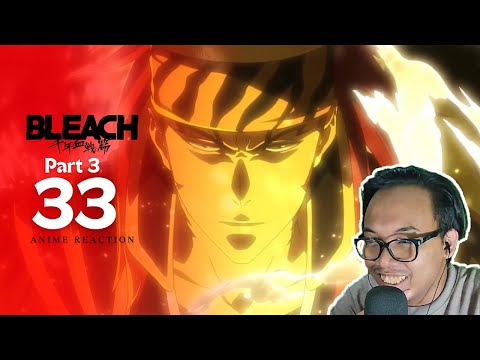 RENJI VS ISHIDA - Bleach Thousand Year Blood War EPISODE 33 REACTION INDONESIA