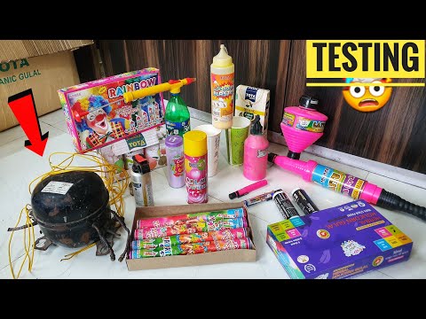 Testing New Holi Unique Stah Holi Testing video 2023 Gulal Gun 🔫 Colour pump etc..