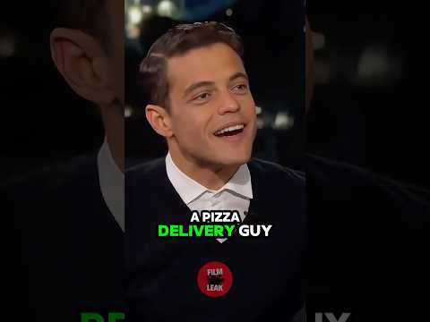 Rami Malek Was a SIGMA Pizza Boy | #shorts