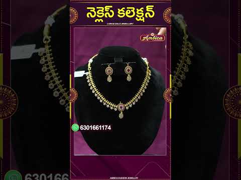 #Shorts #necklace | 1Gram Gold Jewellery | Ambica Fashion Jewellery