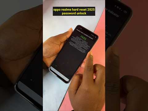 How to hard reset oppo realme // forgot password #shorts