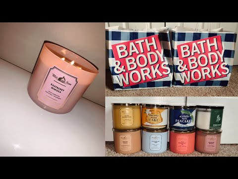 BATH AND BODY WORKS BUY TWO, GET TWO FREE CANDLE SALE | NEW FALL SCENTS | BATH AND BODY WORKS HAUL