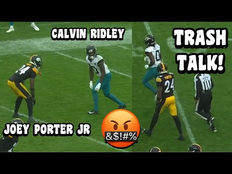 Calvin Ridley Vs ‘ROOKIE’ Joey Porter Jr 🔥👀 (WR Vs CB) Jaguars Vs Steelers 2023 highlights