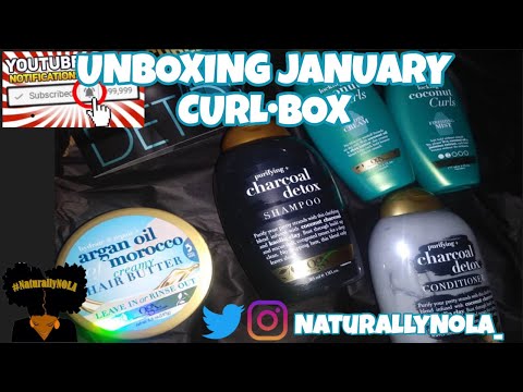 CURLBOX | UNBOXING | 🙌🏾JANUARY 2019 BOX💙 | NATURAL HAIR PRODUCTS | OGX BEAUTY PRODUCTS