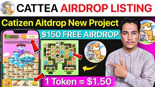 Cattea New Big Airdrop | Cattea Airdrop Listing | New Telegram Project | New Telegram Airdrop