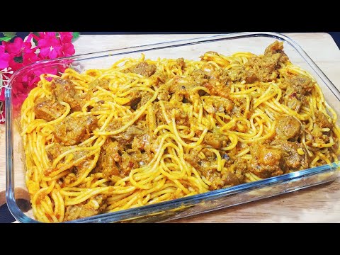 খাসির  মাংস দিয়ে পাস্তা রেসিপি || khashi mangsho diye pasta recipe || Billkiss easy recipes