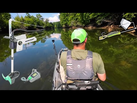 Buzz bait Fishing with Brand NEW Motor!! (Newport NK180pro)