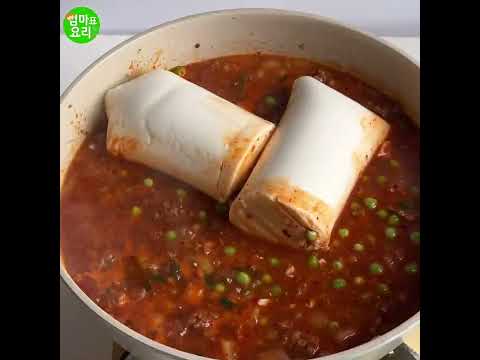 순두부 레시피♥엄마표요리[순두부덮밥] / Mom's Cooking [Rice With Soft Tofu]