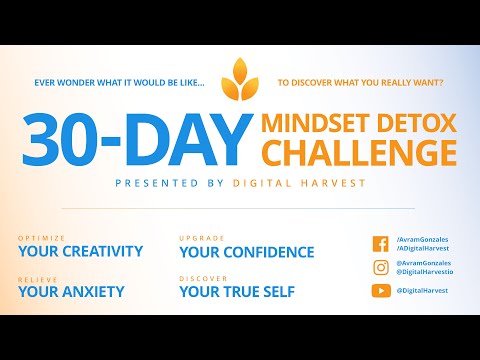 30 Day Mindset Detox Challenge by Digital Harvest