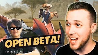 Gypceros is BACK in Monster Hunter Wilds 2nd OPEN BETA! 😱 Reaction & Beta Details