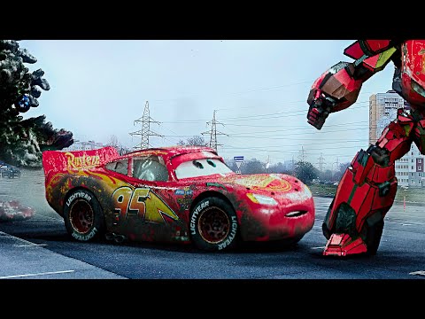 Lightning McQueen in Real Life Disney pixar Cars Drift