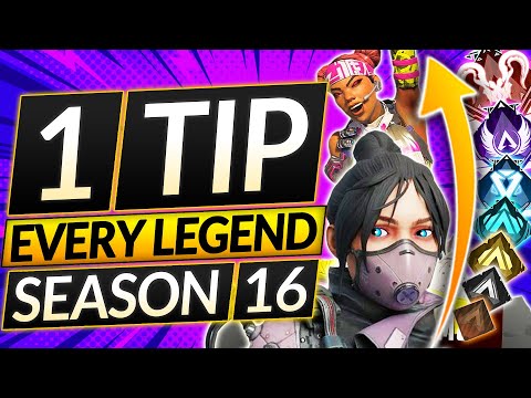 1 BEST TIP EVERY LEGEND (Season 16) - Predator Tricks to WIN MORE - Apex Legends Guide