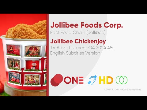 Jollibee Chickenjoy TV Ad Q4 2024 45s (Philippines, English Subs Version) [BCC/HD/ST]