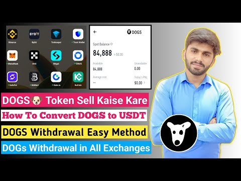 DOGS🐶 Coin Sell Kaise Kare | DOGS Convert To USDT | DOGS Withdrawal All Crypto Exchanges EASYPAISA