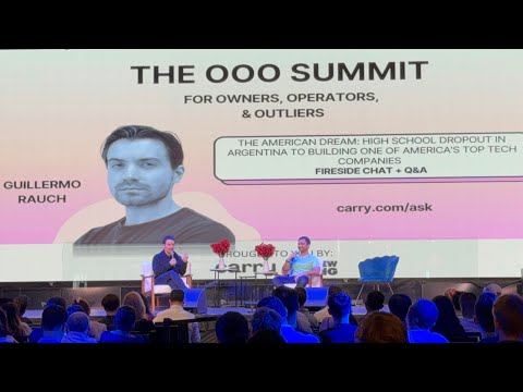 O1 : CEO GUILLERMO RAUCH from Vercel at OOO summit - The Flagship Entrepreneur & Founder #o1visa