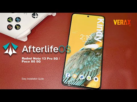 AfterlifeOS ROM: Easy Install Guide for Redmi Note 13 Pro 5G - Poco X6 5G (garnet)