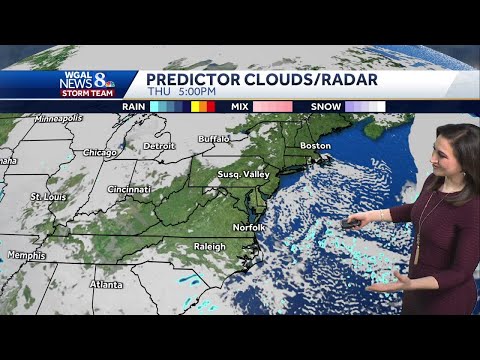 Quiet end to the week, trending warmer and wetter this weekend in south-central Pennsylvania