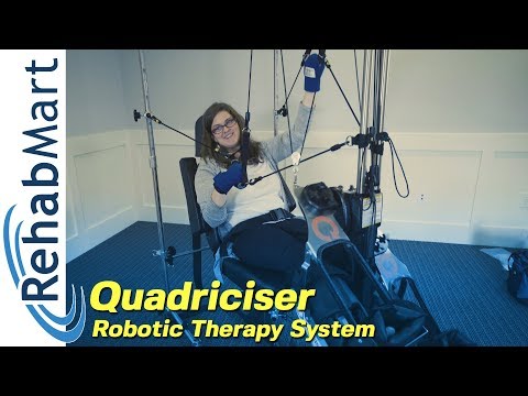 Robotic Passive and Active Rehab with the Quadriciser