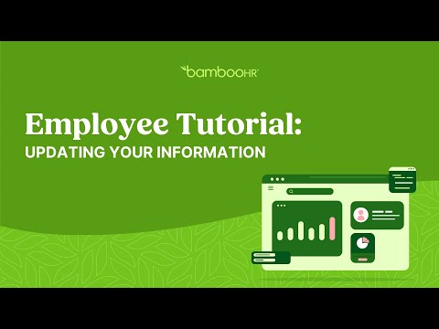 Employee Tutorial: Updating Your Information In BambooHR