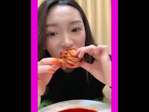 China Mukbang ASMR Spicy SeafoodOctopus Scallop Gaint Lobster TailKing Crab