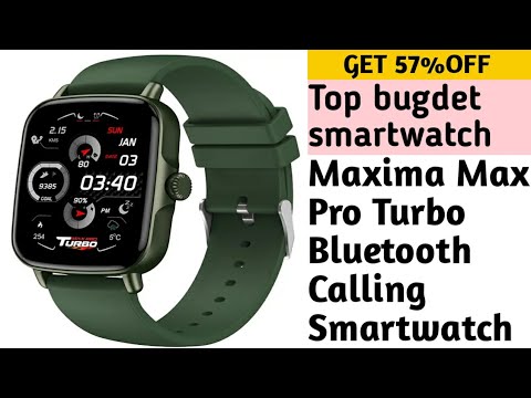 Maxima Max Pro Turbo Bluetooth Calling Smartwatch with 1.69"Full Touch HD Display | #best_smartwatch