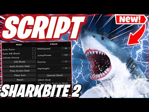 SharkBite 2 Script PASTEBIN 2023 Infinite Teeth + Auto Farm + ESP ROBLOX SHARKBITE 2 SCRIPT HACK GUI