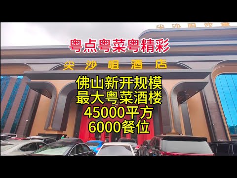 粤点粤菜粤精彩，佛山新开最大规模粤菜酒楼，45000平方6000餐位，尖沙咀酒店紫金城店，粤语中字幕2024-10-19